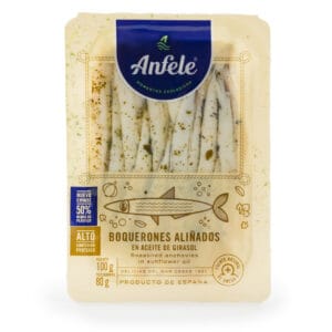 BOQUERONES ALIÑADOS (ACEITE, AJO, PEREJIL) TARRINA 700 g. / 950 g.